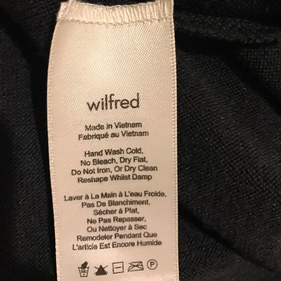 Wilfred xs V neck tunic open slits sweater shirt - Picture 7 of 8